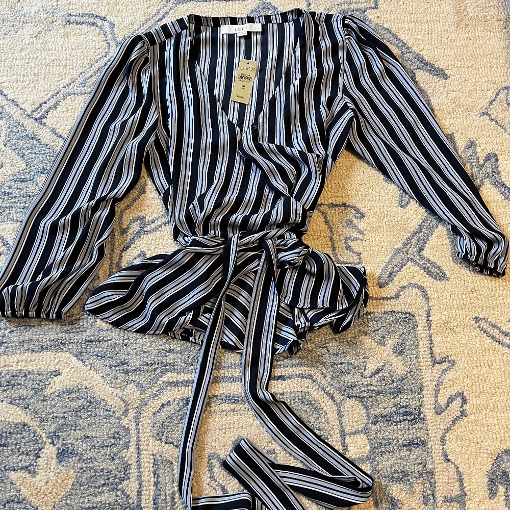 Ann Taylor Loft wrap top